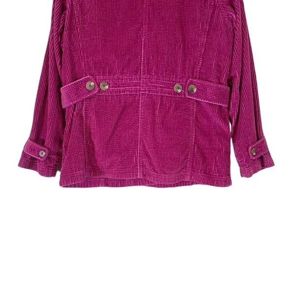 LL Bean Corduroy Button Down Jacket Size 6 Petite - Picture 6 of 7